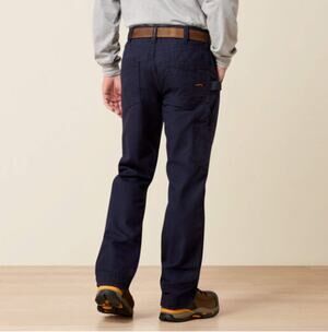 Ariat FR M4 Relaxed Workhorse Boot Cut Pants Navy Blue 10019623 Size 40x32 NEW